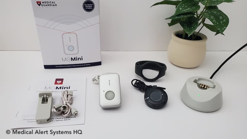 MG Mini Unboxing - MG Mini Device, Extra Help Button, Charging Dock, Lanyards, Belt Clip