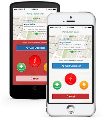 Lifefone mobile alert app screenshot
