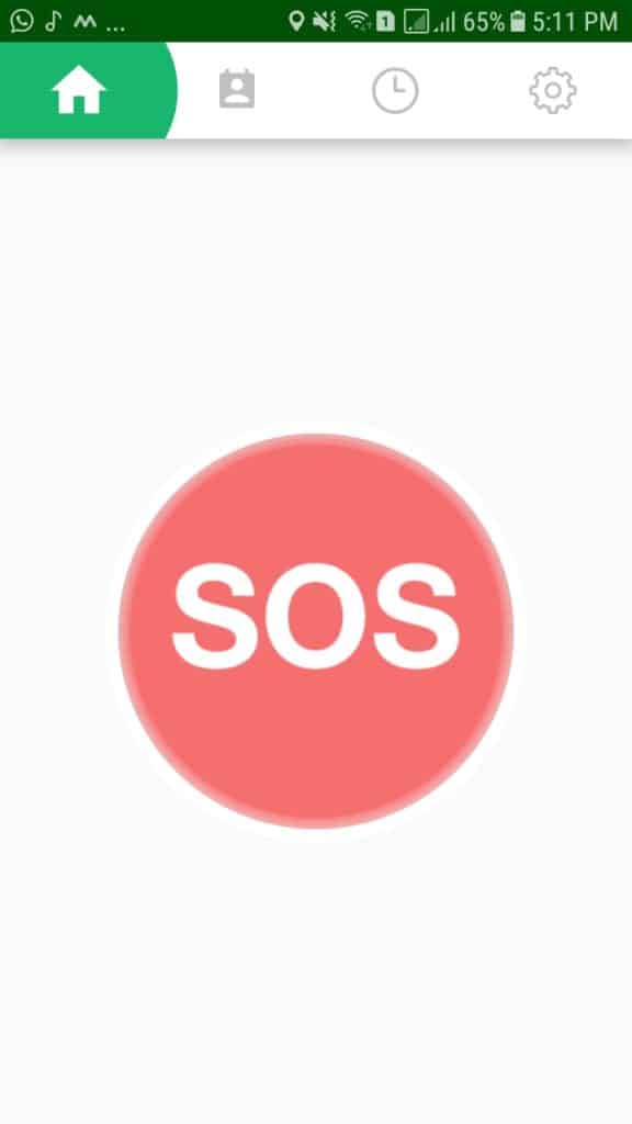 SOS emergency alert app