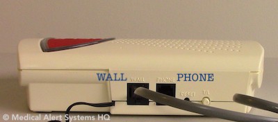 Bay Alarm Medical Landline Base Unit Wall Phone Line Sockets